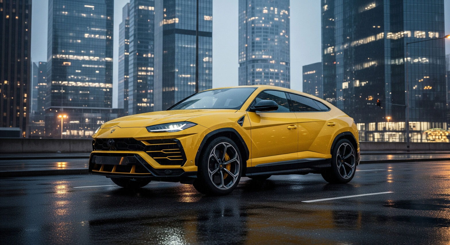 Lamborghini Urus in Gelb