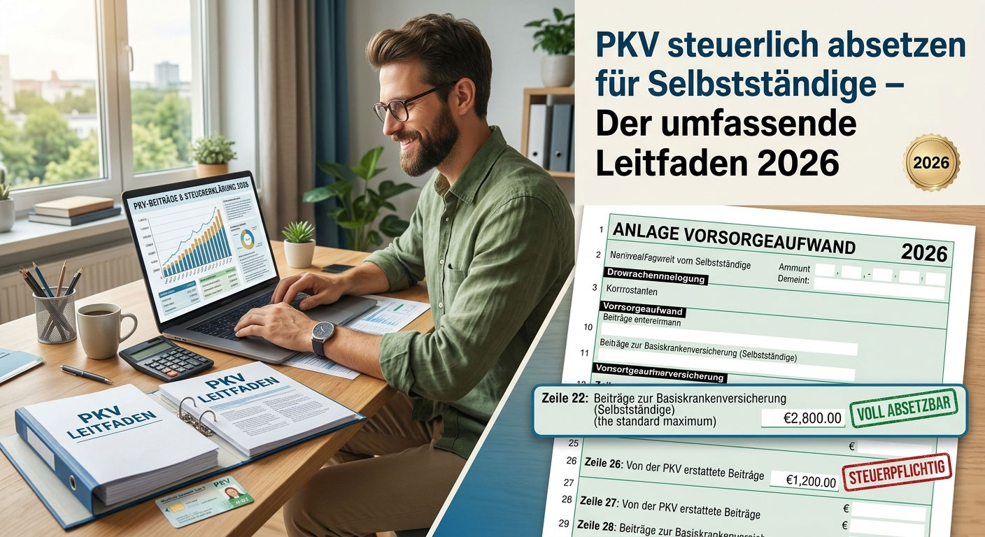 PKV Absetzen Selbstständiger