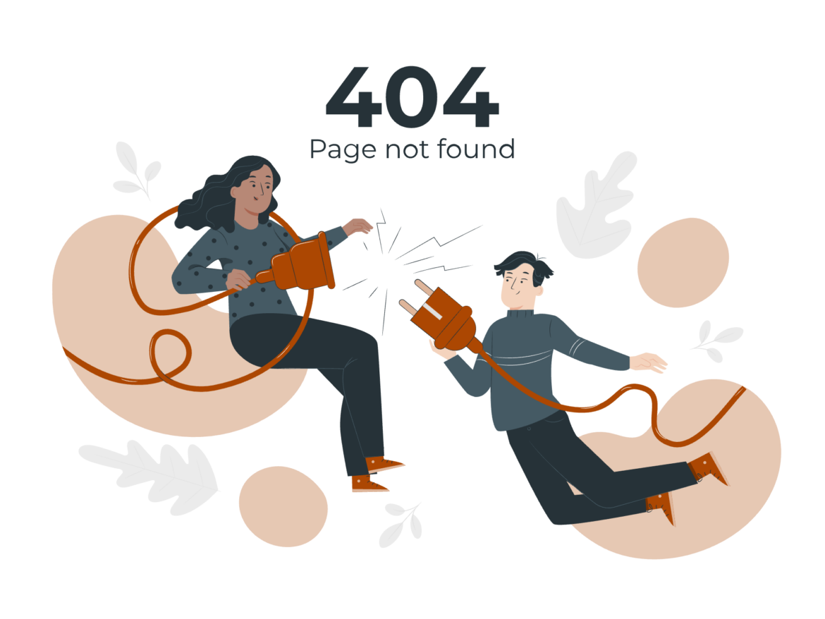 404 Error Page not Found with people